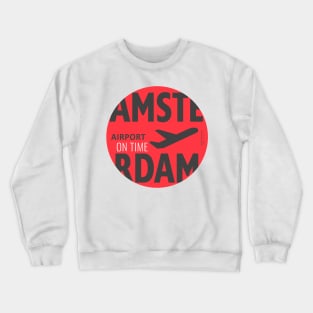 Amsterdam RED Crewneck Sweatshirt